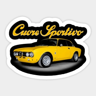 giallo veloce Sticker